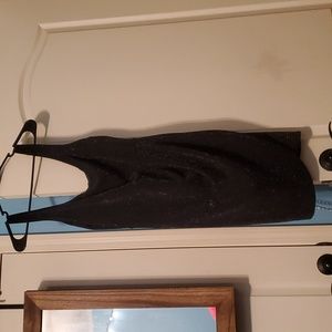Women's Large Black Tulip Dress